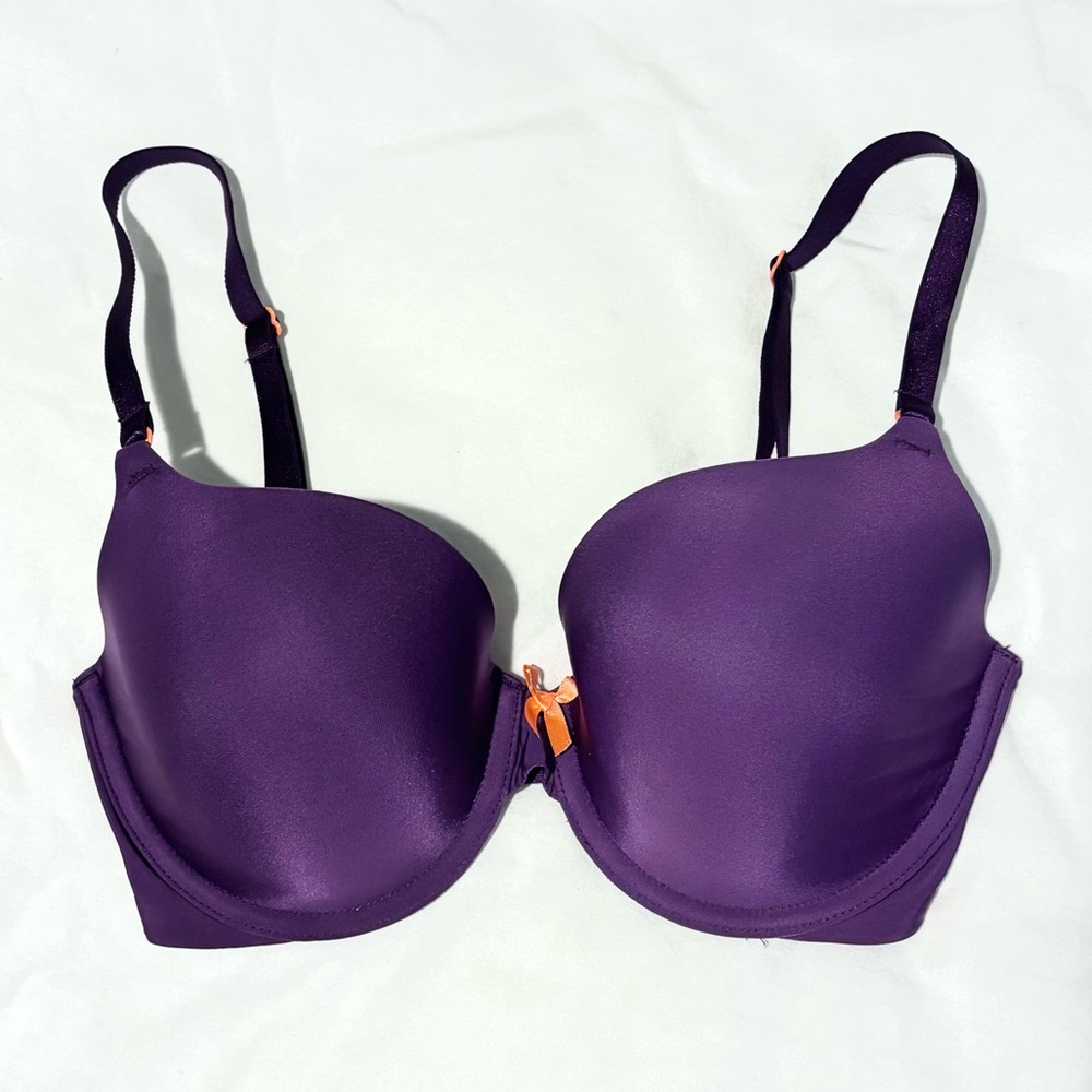 Victoria’s Secret Demi Bra 32DD Purple Underwire Lined